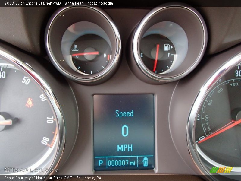 White Pearl Tricoat / Saddle 2013 Buick Encore Leather AWD