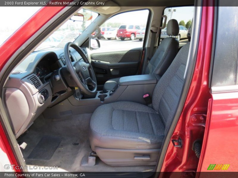 Redfire Metallic / Graphite Grey 2003 Ford Explorer XLS