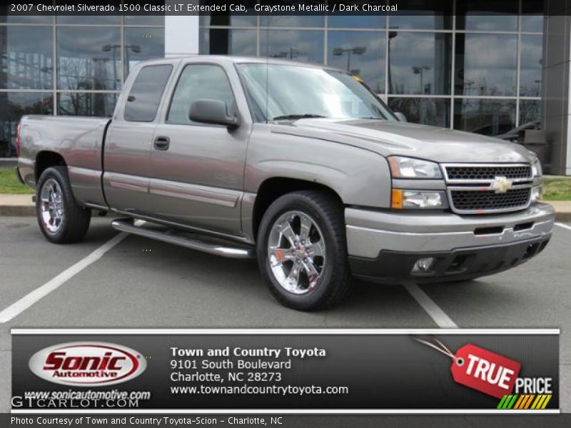 Graystone Metallic / Dark Charcoal 2007 Chevrolet Silverado 1500 Classic LT Extended Cab