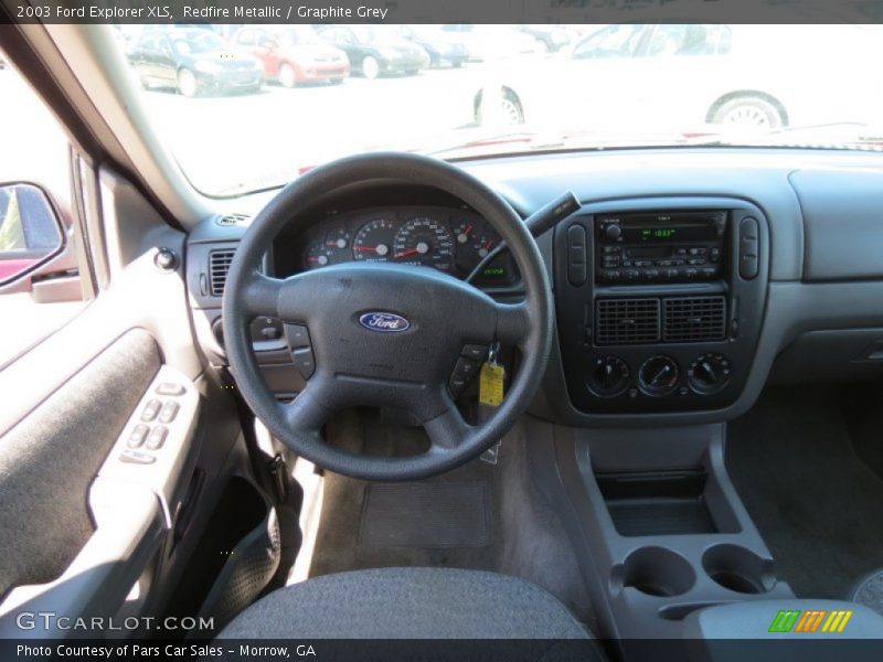 Redfire Metallic / Graphite Grey 2003 Ford Explorer XLS