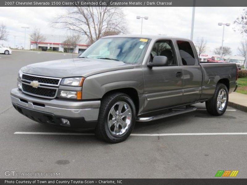 Graystone Metallic / Dark Charcoal 2007 Chevrolet Silverado 1500 Classic LT Extended Cab