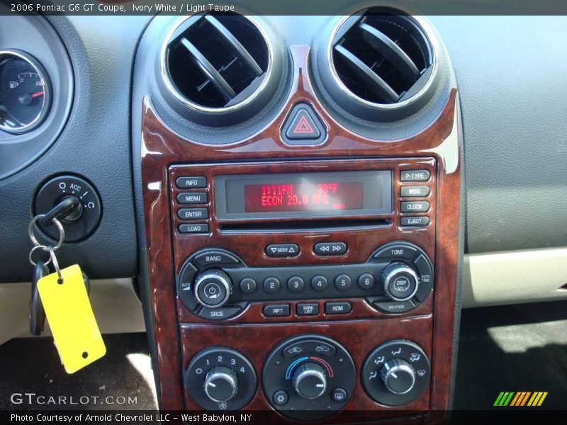 Ivory White / Light Taupe 2006 Pontiac G6 GT Coupe