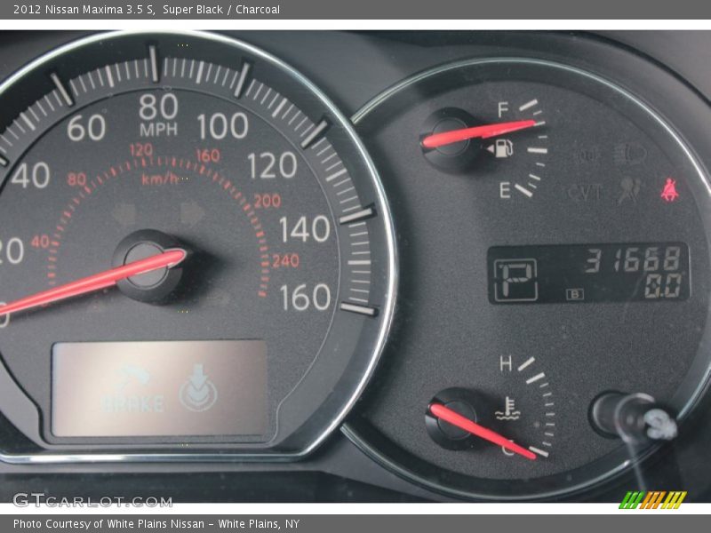 Super Black / Charcoal 2012 Nissan Maxima 3.5 S