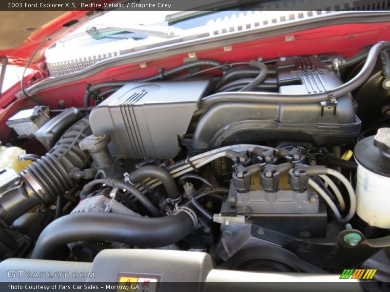 Redfire Metallic / Graphite Grey 2003 Ford Explorer XLS