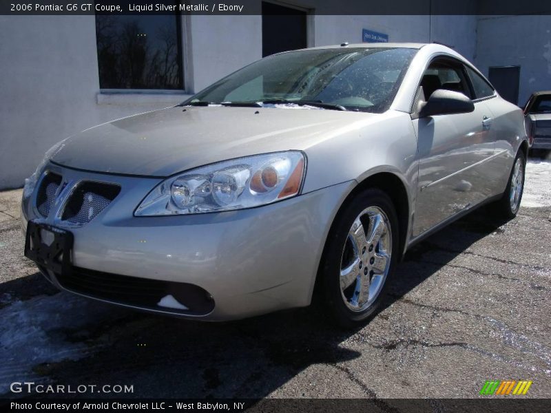 Liquid Silver Metallic / Ebony 2006 Pontiac G6 GT Coupe