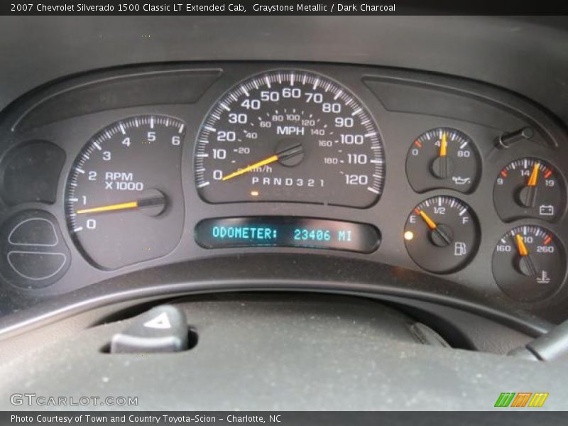 Graystone Metallic / Dark Charcoal 2007 Chevrolet Silverado 1500 Classic LT Extended Cab