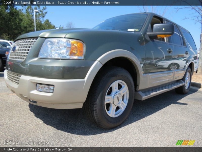 Estate Green Metallic / Medium Parchment 2005 Ford Expedition Eddie Bauer
