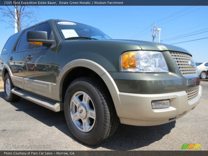 Estate Green Metallic / Medium Parchment 2005 Ford Expedition Eddie Bauer