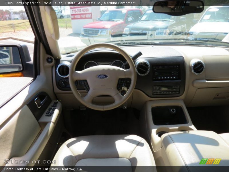 Estate Green Metallic / Medium Parchment 2005 Ford Expedition Eddie Bauer
