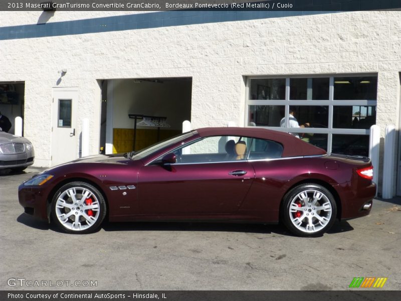  2013 GranTurismo Convertible GranCabrio Bordeaux Ponteveccio (Red Metallic)