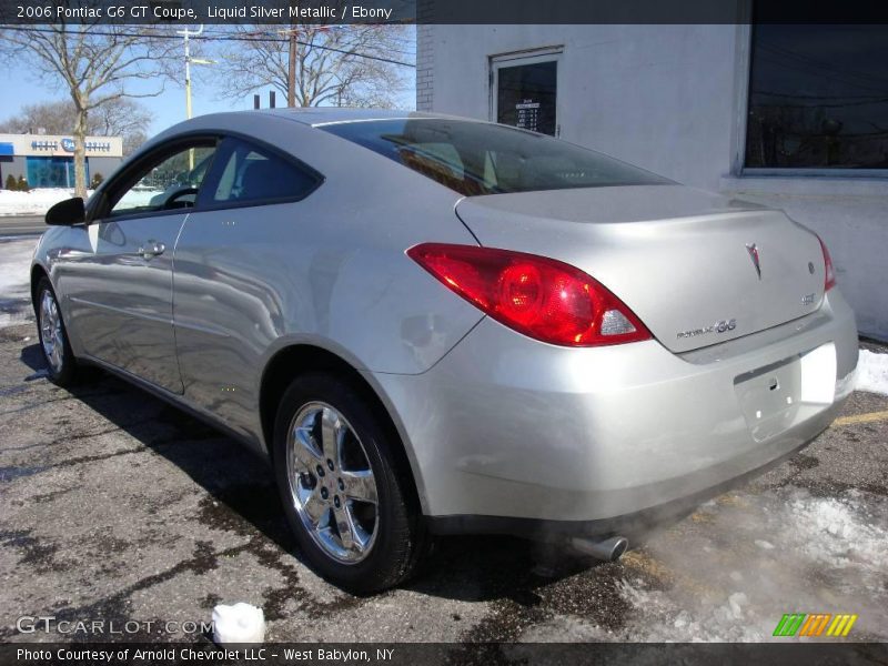 Liquid Silver Metallic / Ebony 2006 Pontiac G6 GT Coupe