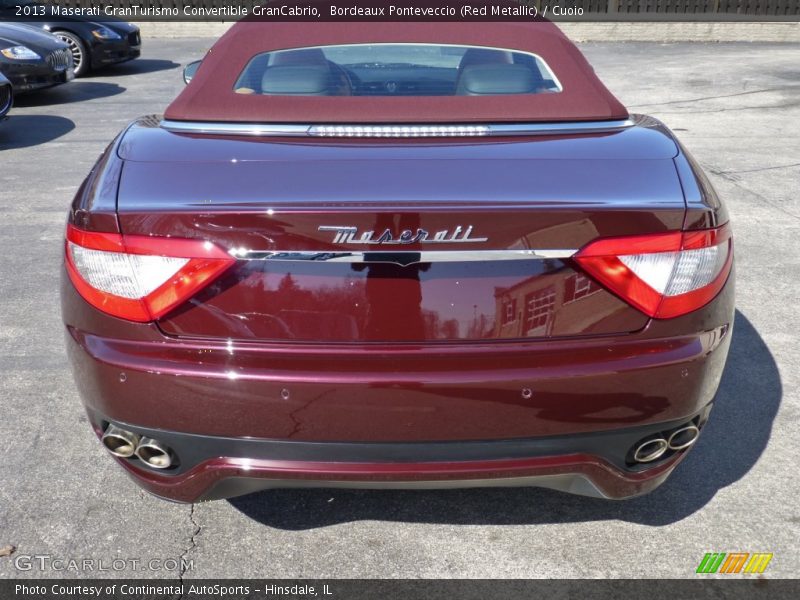 Bordeaux Ponteveccio (Red Metallic) / Cuoio 2013 Maserati GranTurismo Convertible GranCabrio