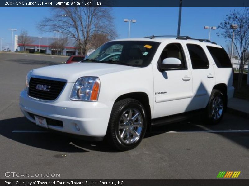 Summit White / Light Tan 2007 GMC Yukon SLT 4x4
