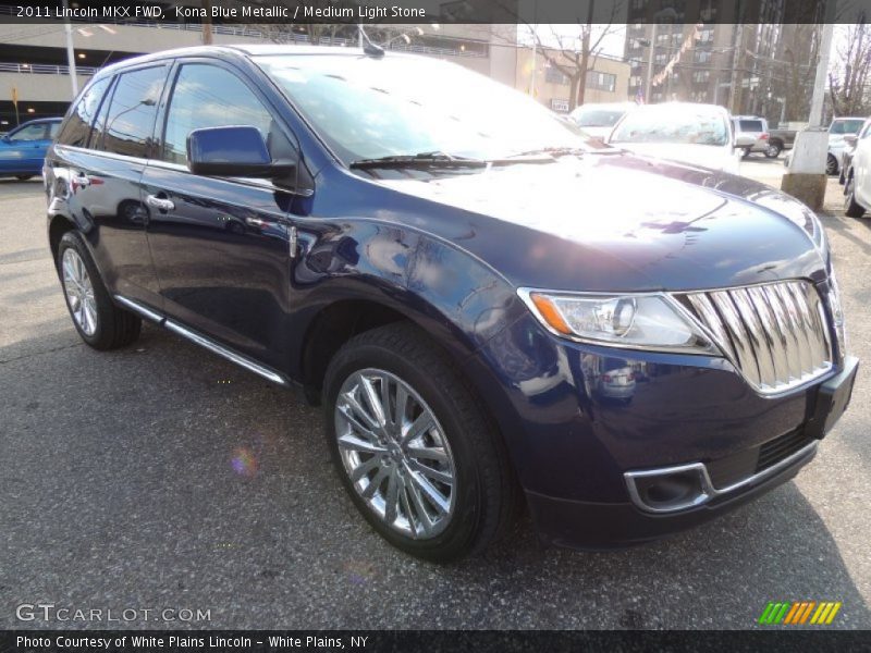 Kona Blue Metallic / Medium Light Stone 2011 Lincoln MKX FWD