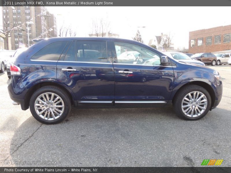 Kona Blue Metallic / Medium Light Stone 2011 Lincoln MKX FWD