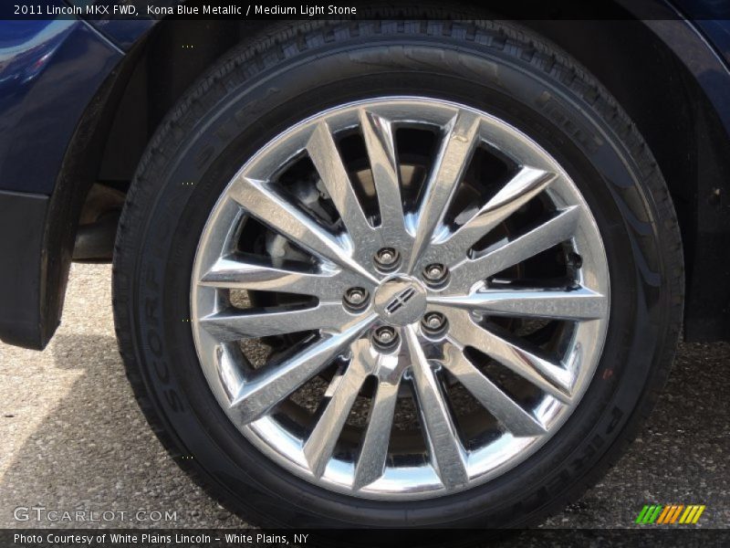 Kona Blue Metallic / Medium Light Stone 2011 Lincoln MKX FWD