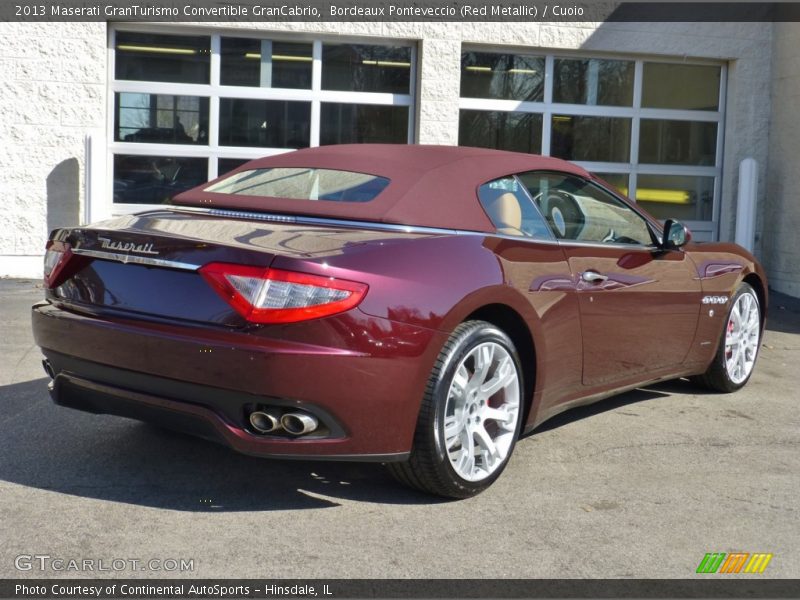  2013 GranTurismo Convertible GranCabrio Bordeaux Ponteveccio (Red Metallic)