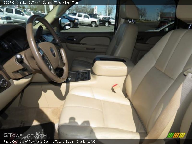Summit White / Light Tan 2007 GMC Yukon SLT 4x4