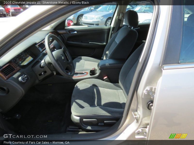 Silverstone Metallic / Ebony Black 2008 Chevrolet Impala LS