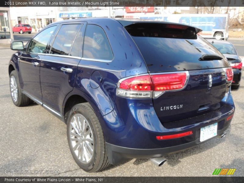 Kona Blue Metallic / Medium Light Stone 2011 Lincoln MKX FWD