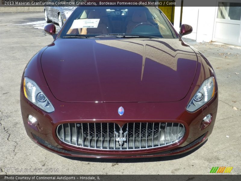 Bordeaux Ponteveccio (Red Metallic) / Cuoio 2013 Maserati GranTurismo Convertible GranCabrio