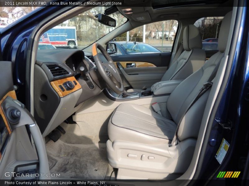 Kona Blue Metallic / Medium Light Stone 2011 Lincoln MKX FWD