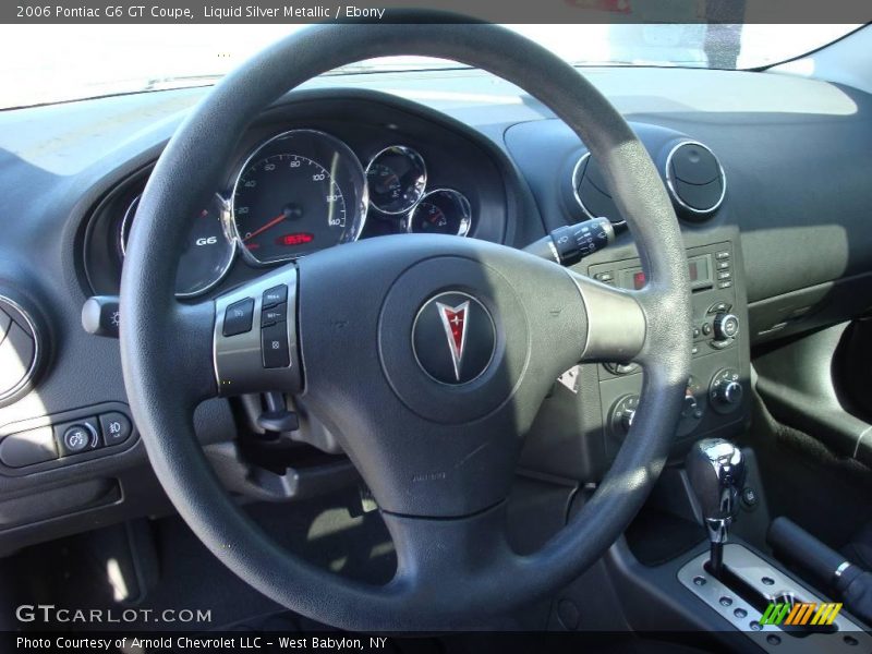 Liquid Silver Metallic / Ebony 2006 Pontiac G6 GT Coupe