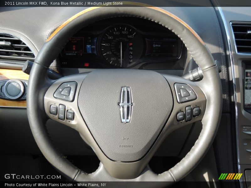 Kona Blue Metallic / Medium Light Stone 2011 Lincoln MKX FWD