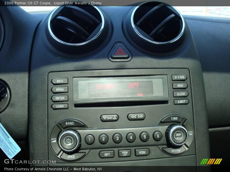 Liquid Silver Metallic / Ebony 2006 Pontiac G6 GT Coupe