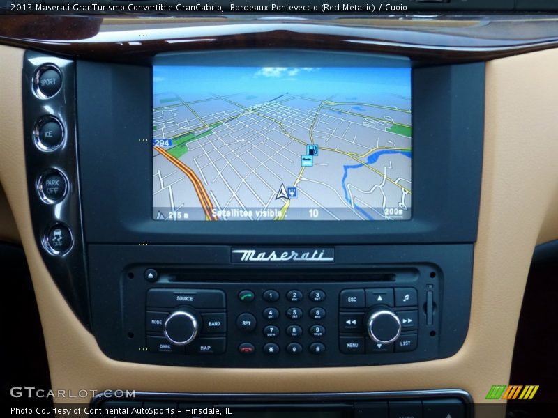 Navigation of 2013 GranTurismo Convertible GranCabrio