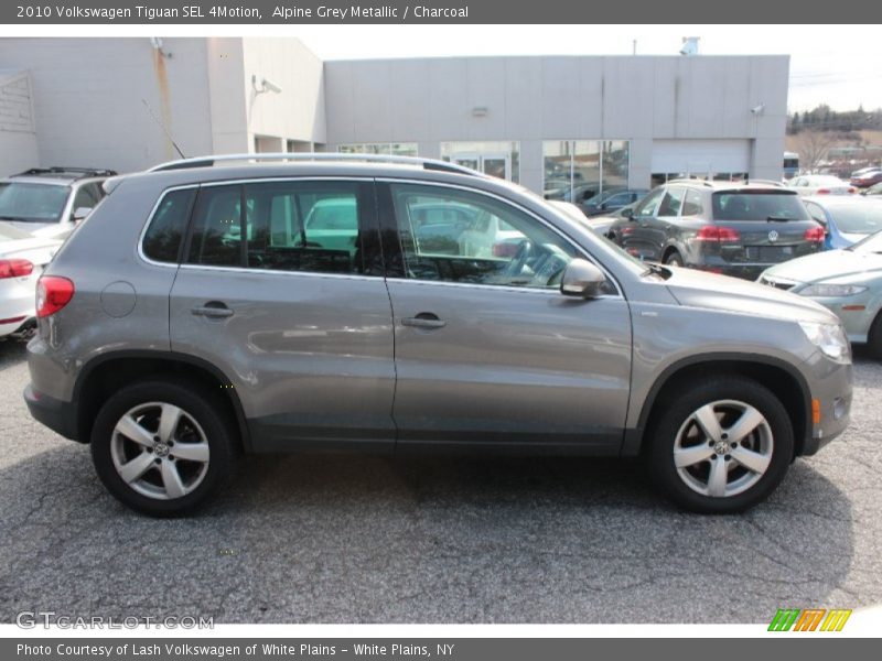 Alpine Grey Metallic / Charcoal 2010 Volkswagen Tiguan SEL 4Motion