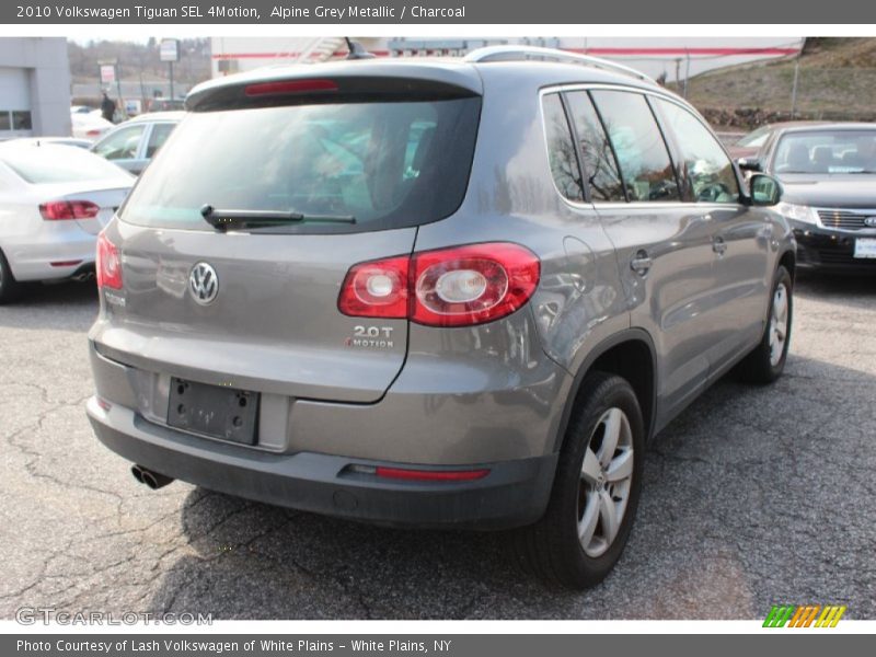 Alpine Grey Metallic / Charcoal 2010 Volkswagen Tiguan SEL 4Motion