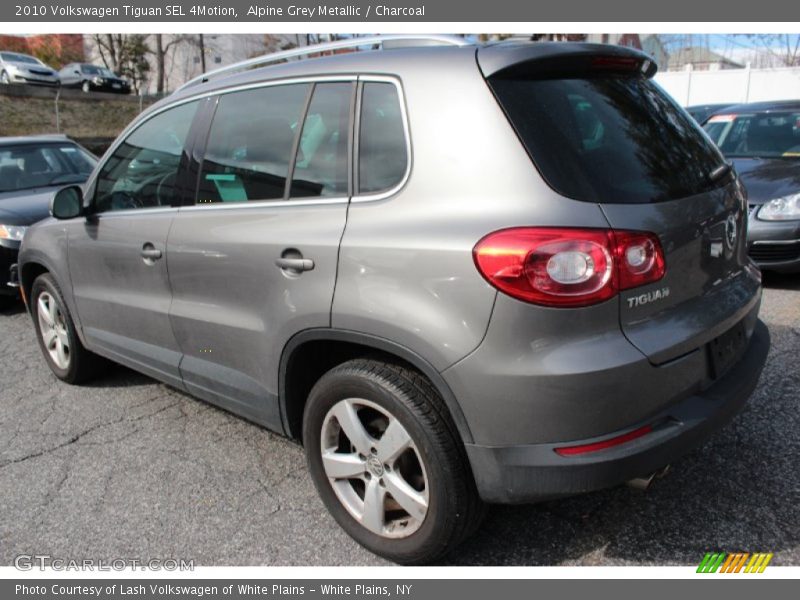 Alpine Grey Metallic / Charcoal 2010 Volkswagen Tiguan SEL 4Motion