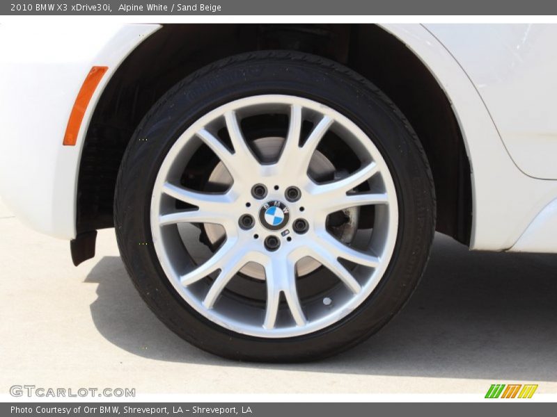 Alpine White / Sand Beige 2010 BMW X3 xDrive30i