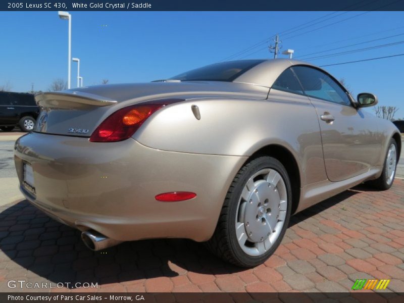 White Gold Crystal / Saddle 2005 Lexus SC 430