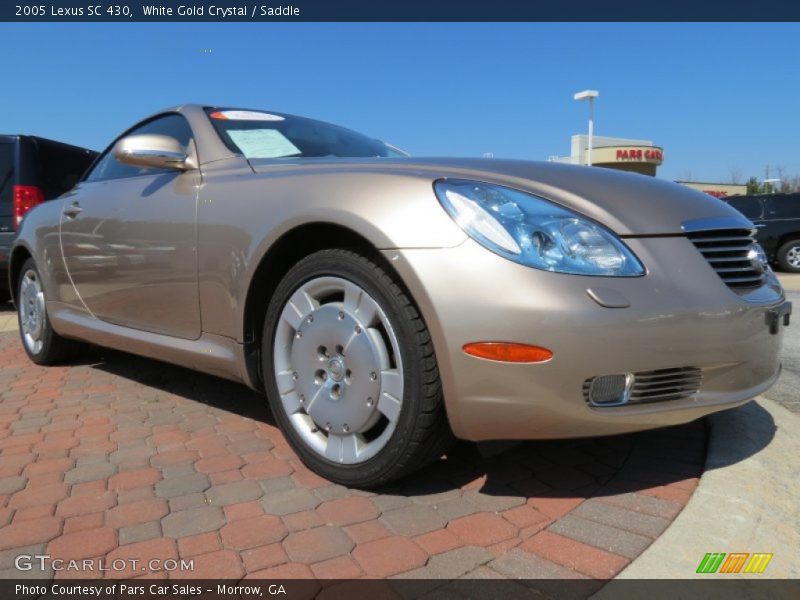 White Gold Crystal / Saddle 2005 Lexus SC 430