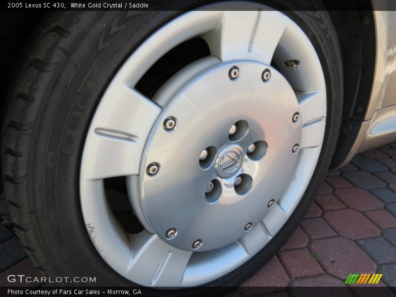 White Gold Crystal / Saddle 2005 Lexus SC 430