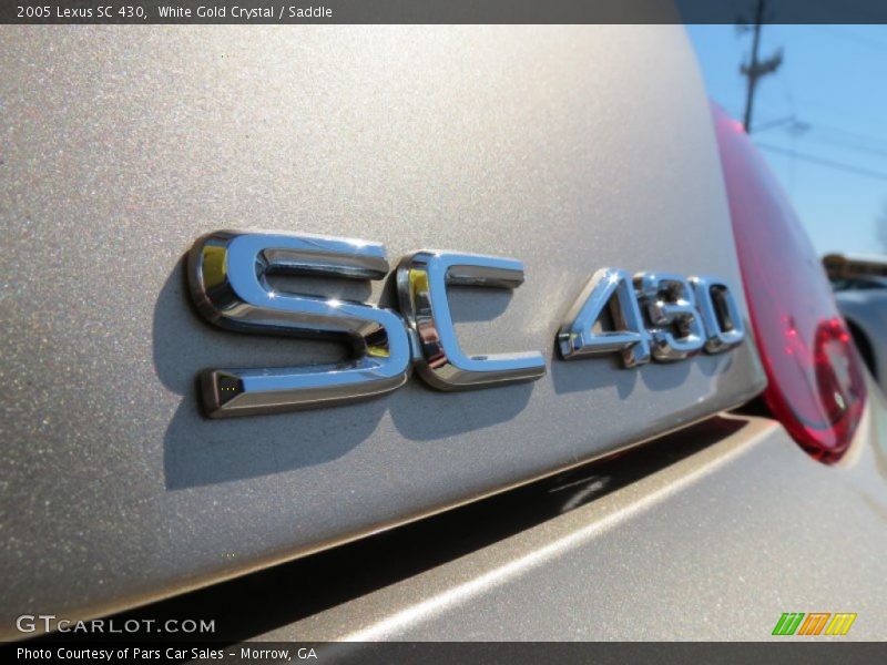 White Gold Crystal / Saddle 2005 Lexus SC 430