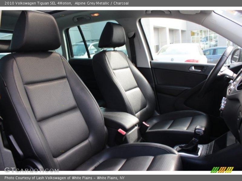 Alpine Grey Metallic / Charcoal 2010 Volkswagen Tiguan SEL 4Motion