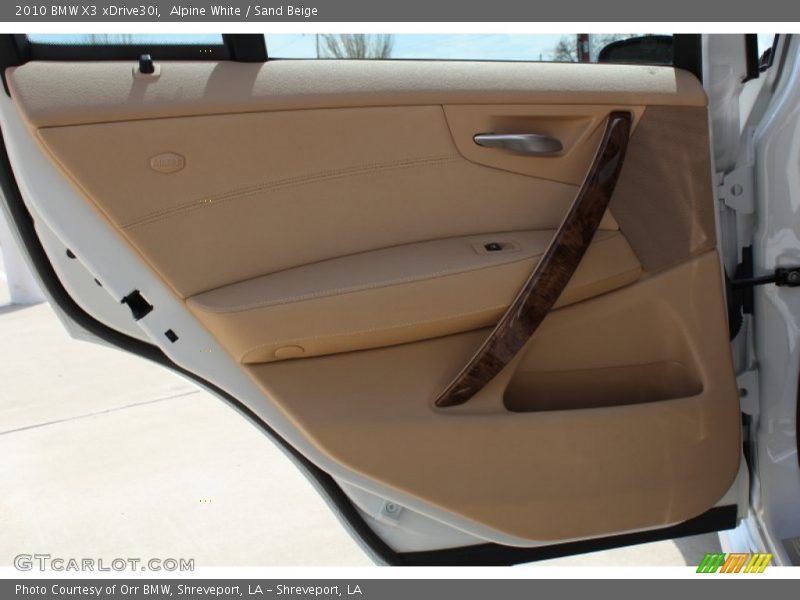 Alpine White / Sand Beige 2010 BMW X3 xDrive30i