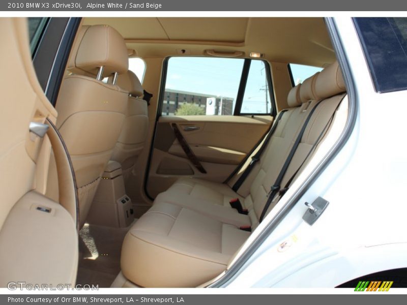 Alpine White / Sand Beige 2010 BMW X3 xDrive30i