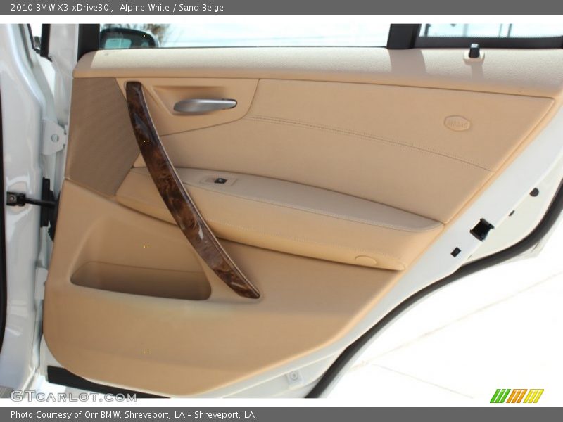 Alpine White / Sand Beige 2010 BMW X3 xDrive30i