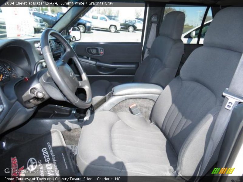 Summit White / Graphite Gray 2004 Chevrolet Blazer LS 4x4