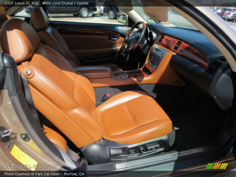 White Gold Crystal / Saddle 2005 Lexus SC 430