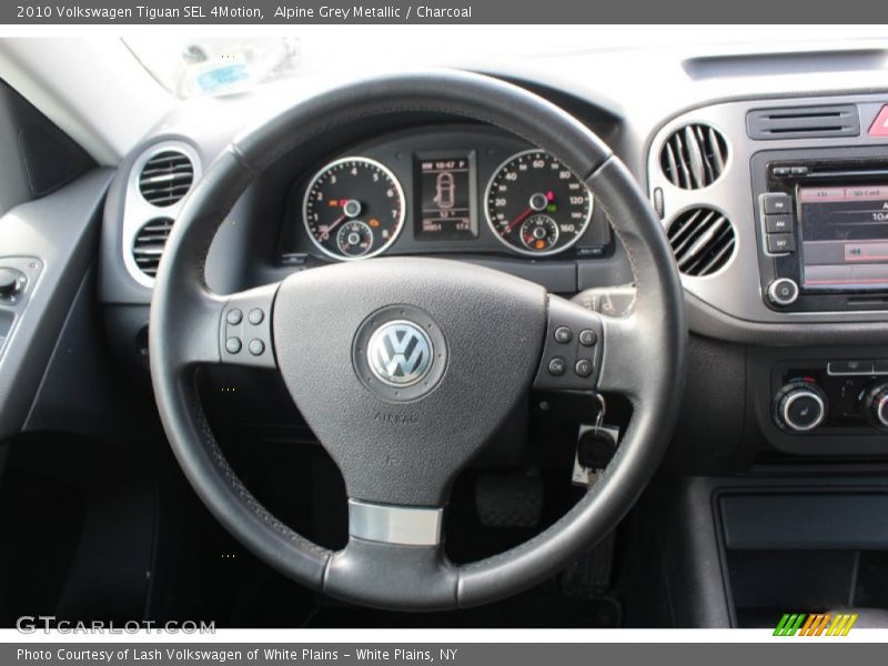 Alpine Grey Metallic / Charcoal 2010 Volkswagen Tiguan SEL 4Motion