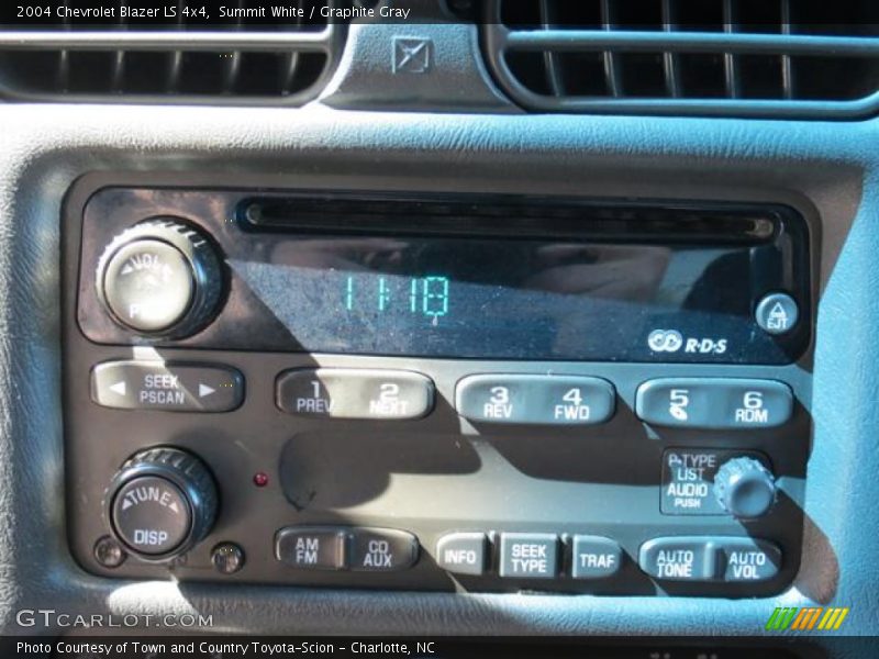 Summit White / Graphite Gray 2004 Chevrolet Blazer LS 4x4