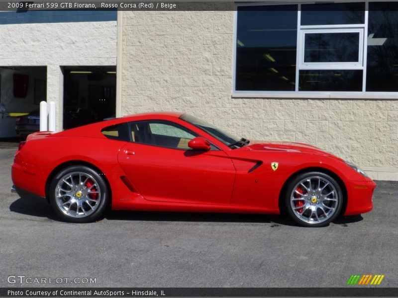  2009 599 GTB Fiorano  Rosso Corsa (Red)