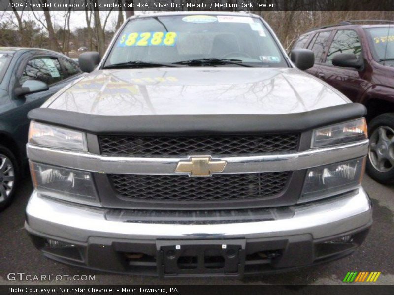 Silver Birch Metallic / Medium Dark Pewter 2004 Chevrolet Colorado Z71 Extended Cab 4x4