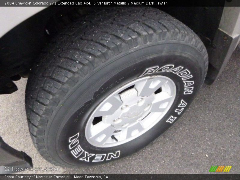Silver Birch Metallic / Medium Dark Pewter 2004 Chevrolet Colorado Z71 Extended Cab 4x4