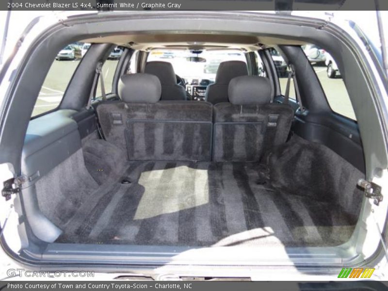 Summit White / Graphite Gray 2004 Chevrolet Blazer LS 4x4